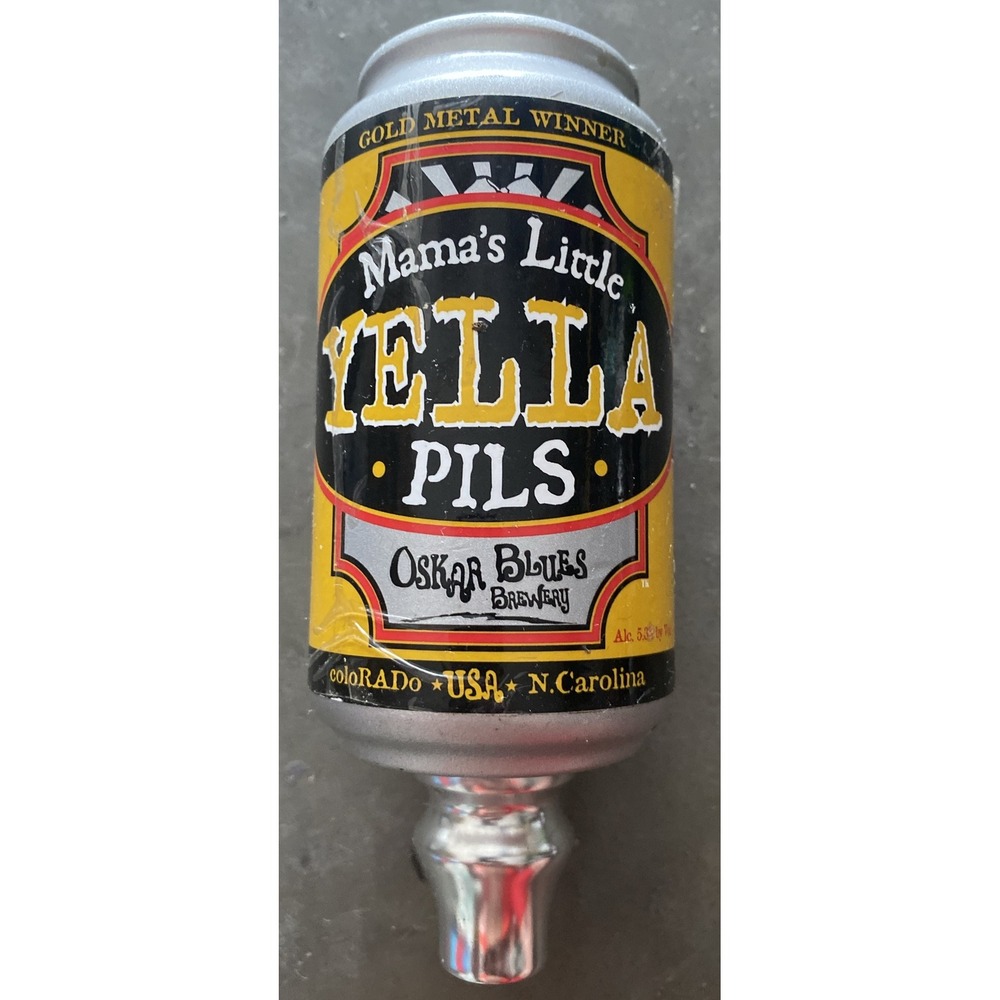 Oskar Blues Brewing Co. - Mammas Little Yella Pills Figural Beer Tap Handle Knob